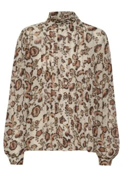 Part Two Viktorine - Overhemdblouse - Koi Japanese Flower Print -Modekledingwinkel 05cf054ba99b4551870b9d64cc0c000e