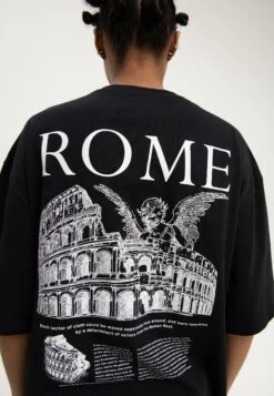 YOURTURN Rome Tee Unisex - T-Shirt Print - Black -Modekledingwinkel 08118908e58b4a0da085e870dddd4421