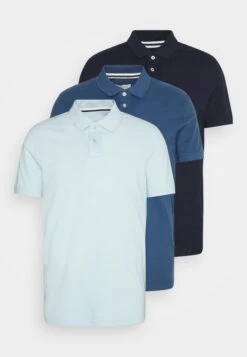 Pier One 3 Pack - Poloshirt - Light Blue/Blue/Dark Blue -Modekledingwinkel 0ff6d1a0739145f6be830ca146804cdf