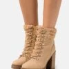 Anna Field Leather - Veterboots - Beige 1 Anna Field Leather - Veterboots - Beige -Modekledingwinkel 15dddc56386e4f3282bc12dfa9e3f33d