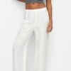 PULL & BEAR Flowing Faded - Broek - White 2 PULL & BEAR Flowing Faded - Broek - White -Modekledingwinkel 212c019c7ee049d3ba214421fc7cade5
