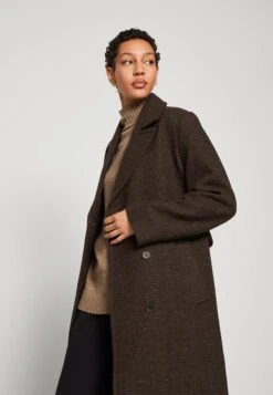 Selected Femme Slfmilo Coat - Mantel - Java Check -Modekledingwinkel 24cad1c5a02a4d8d832fd20fd77c1454