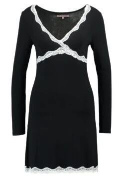 Anna Field Nachtjapon - Black -Modekledingwinkel 32fa00dfae104f94a6dcda686bd2fdf8