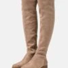 Anna Field Overknee Laarzen - Beige -Modekledingwinkel 3c1a3d7da9b448c191d21c00d9ce4ebe