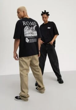 YOURTURN Rome Tee Unisex - T-Shirt Print - Black -Modekledingwinkel 4392367090dc45f889c9f83e2cd8c6b1