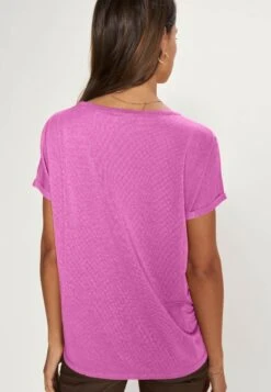 Mos Mosh Kay Tee - T-Shirt Basic - Vivid Viola -Modekledingwinkel 5248de0f6d994a909b304e7ea129dc15