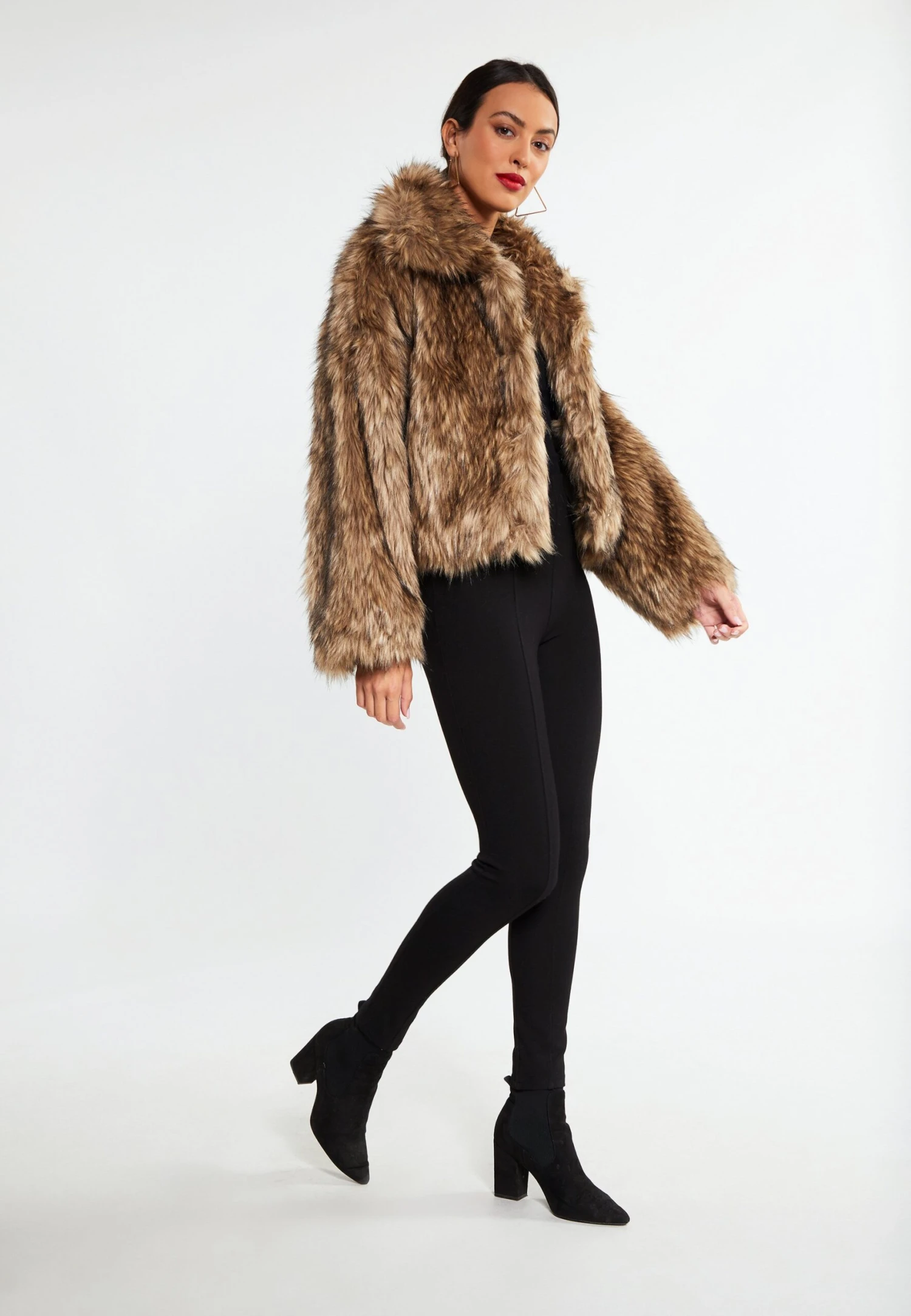 Faina Dulcey - Winterjas - Braun 4 Faina Dulcey - Winterjas - Braun - Afbeelding 2