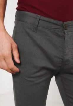 Pier One Chino - Dark Grey -Modekledingwinkel 57afc5e7d2fb4fccb50811bdf725c68c