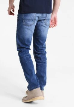 Pier One Straight Leg Jeans - Mid Blue -Modekledingwinkel 5d524dd56e4e4cb49222f420dc9cd917