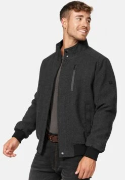 Indicode Jeans Bob - Jas - Mini Herringbone Black -Modekledingwinkel 5e17a560df92453b895c0c6d385f3b70