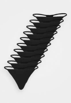 Anna Field Cody 10Pp Cotton Thong - String - Black -Modekledingwinkel 6de15257f4c74e21863d51ea6a809790