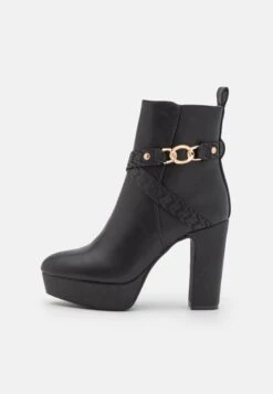 Anna Field Enkellaarsjes Met Plateauzool - Black -Modekledingwinkel 6f813d0fb53548ae9ccb422499b36528