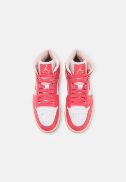 Air Jordan 1 Mid - Sneakers Hoog - White/Sea Coral/Atmosphere/Sail -Modekledingwinkel 72b4533999554d2ab9e3ada61c84e73d
