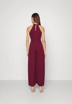 Wal G Arry Wide Leg- Jumpsuit - Wine -Modekledingwinkel 7ab2b1a02de84d2ba34a196f2009ea72