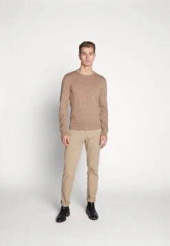 Pier One Basic Crewneck - Trui - Mottled Beige -Modekledingwinkel 8ab6afa896f946a0abe264ae414a2865