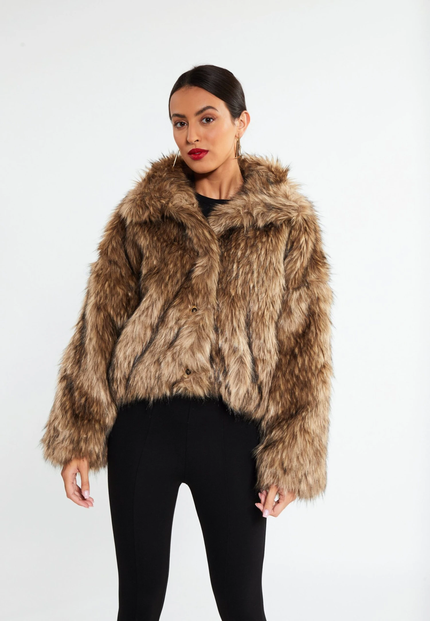 Faina Dulcey - Winterjas - Braun 3 Faina Dulcey - Winterjas - Braun