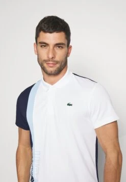 Lacoste Sport Tennis - Poloshirt - White/Navy Blue-Overview -Modekledingwinkel 946cce5a86c8451d9576e40ca56f3f16