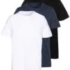 Pier One 3 Pack - T-Shirt Basic - Black/White/Blue -Modekledingwinkel 9a7be9f8e1a446199ff4f3bca527601a
