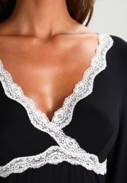 Anna Field Nachtjapon - Black -Modekledingwinkel 9cbb26f39b384778a8a395532fe9436b