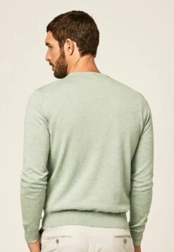Hackett London Crew - Trui - Dusty Green -Modekledingwinkel bbfc950c6ff4464aa58c2dbcef134608