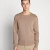 Pier One Basic Crewneck - Trui - Mottled Beige 1 Pier One Basic Crewneck - Trui - Mottled Beige -Modekledingwinkel cc4d98d60e7a447cbbb2e3da965107ff