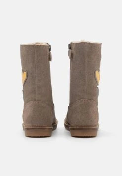 Friboo Leather - Laarzen - Grey -Modekledingwinkel d181c41aa40d491cb103238ac9fae8ec