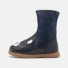 Friboo Leather - Snowboots- Dark Blue 1 Friboo Leather - Snowboots- Dark Blue -Modekledingwinkel d7f28afbb92147568a097eb89108b2ac