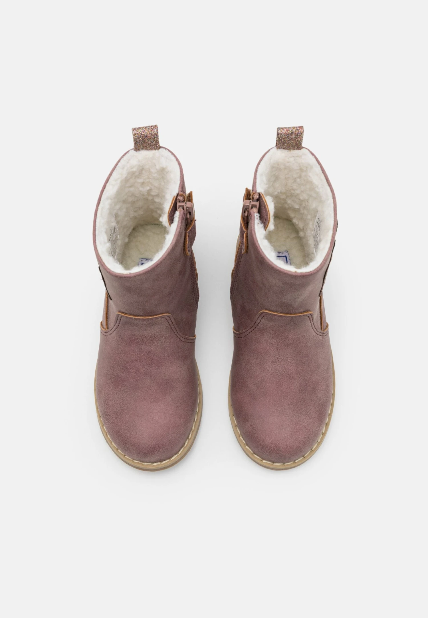 Friboo Korte Laarzen - Mauve 6 Friboo Korte Laarzen - Mauve - Afbeelding 4