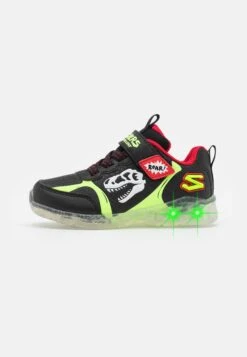 Skechers Illumi-Brights - Sneakers Laag - Black/Lime//Red