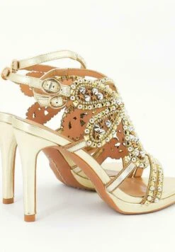 Alma En Pena Burano - Sandalen Met Hoge Hak - Gold -Modekledingwinkel e6a614cf25b0435283b1127da4fa3c3d